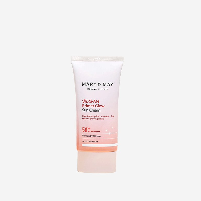 Mary & May Vegan Primer Glow Sun Cream SPF50+ PA++++ - 50ml