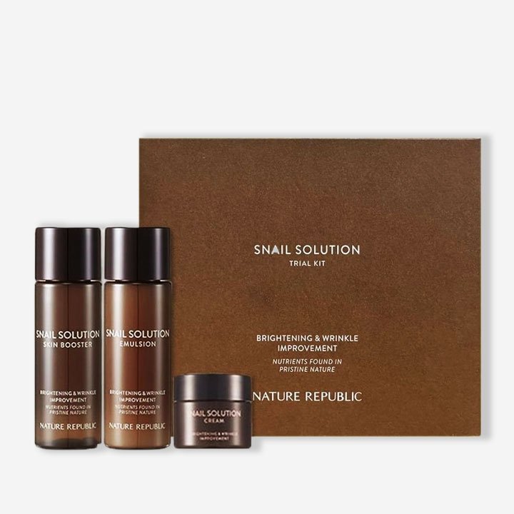 Nature Republic Snail Solution Trial Kit - 3pcs